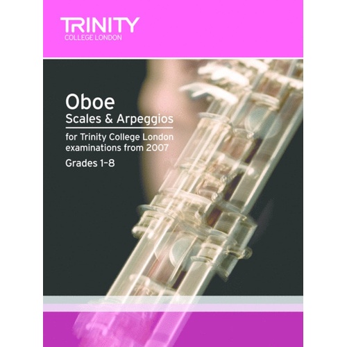 Oboe Scales And Arpeggios Gr 1 To 8 