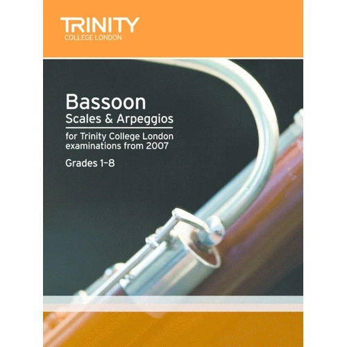 Bassoon Scales and Arpeggios for Trinity Exams Grade 1-8