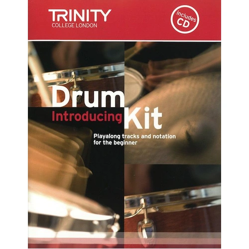 Trinity Drum Kit Part 1 Book/CD for Beginners with Downloadable Audio