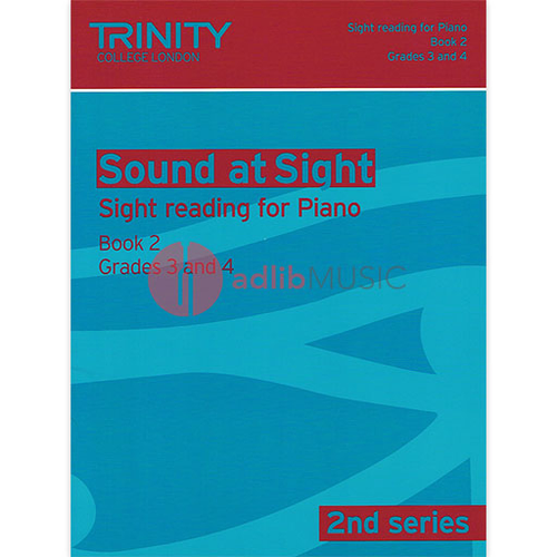 Trinity Sound At Sight Piano Book 2 - Grade 3-4 - Trinity College London