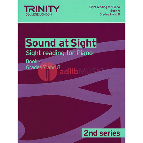 Trinity Sound At Sight Piano Book 4, Grade 7-8, Series 2 - Trinity College TG009210