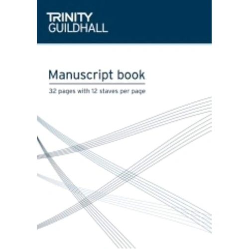 Trinity A4 Manuscript Book 12 Stave 32 Pages