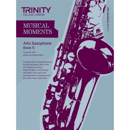Musical Moments Alto Sax Book 5 Sax/Piano (Softcover Book)