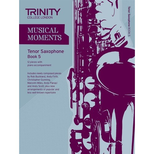 Musical Moments Tenor Sax Book 5 Sax/Piano (Softcover Book)
