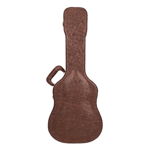 Timberidge Deluxe Shaped 12 String Mini Acoustic Guitar Hard Case