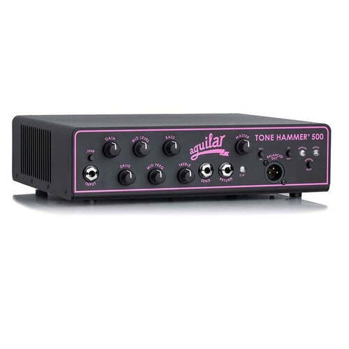 Aguilar Tone Hammer 500 Bass Guitar Amplifier Super Light Head Amp - Limited Edition Breast Cancer Awareness Pink