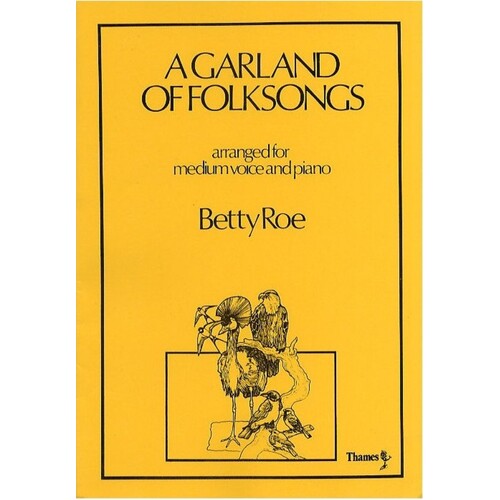 Roe - A Garland Of Folksongs Medium Voice/Piano (Softcover Book)