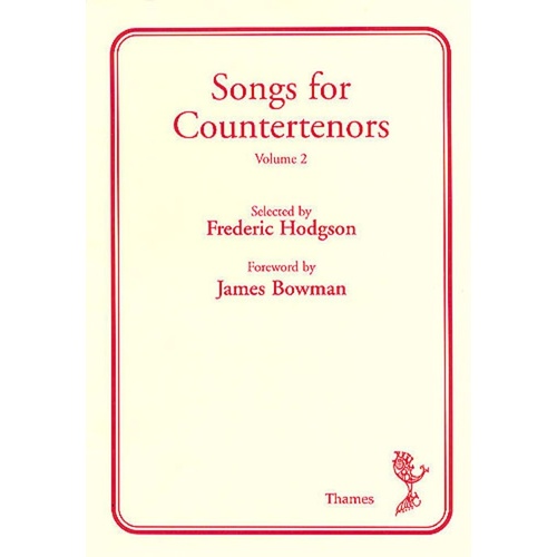 Songs For Countertenors Vol 2 Softcover Book (Classical Vocal)
