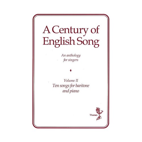 A Century Of English Song Vol 2 Baritone