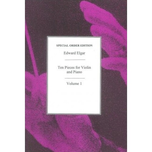 Elgar - 10 Pieces For Violin/Piano Vol 1 (Softcover Book)