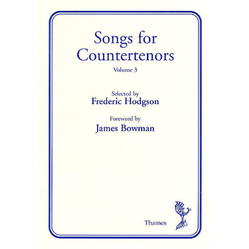 Songs For Countertenors Vol 3 Softcover Book (Classical Vocal)