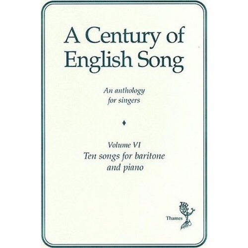 A Century Of English Song Vol 6 Baritone