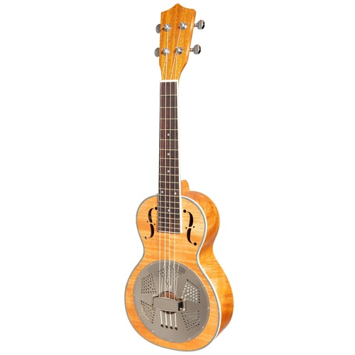 TIKI 26" Deluxe Resonator Ukulele with Gig Bag