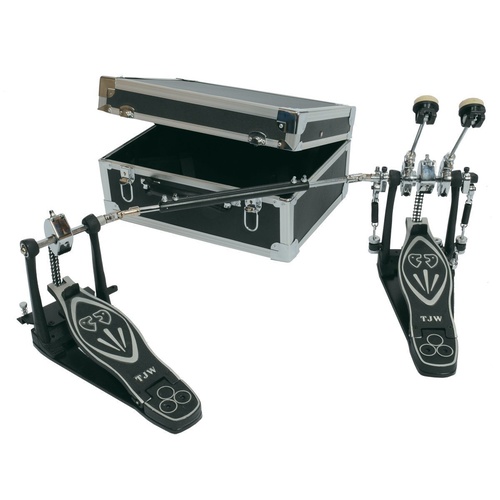 TJ Wilco Premium Double Bass Drum Pedal with Touring Case