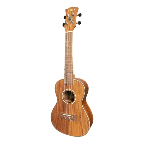 Tiki TKC-3-NST '3 Series' Koa Concert Ukulele with Padded Gig Bag - Natural Satin