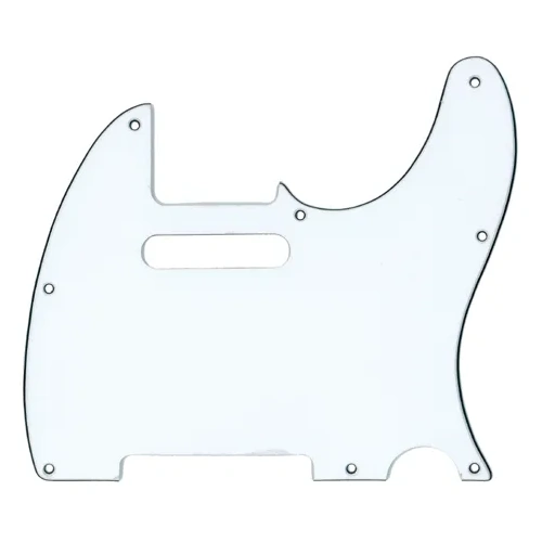 Custom Eagle SCRATCHPLATE TELE STYLE 3 PLY WHITE/BLACK/WHITE PICK GUARD