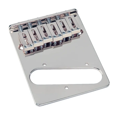 Gotoh TL8315F Tele Style Square Bridge Tailpiece - Chrome