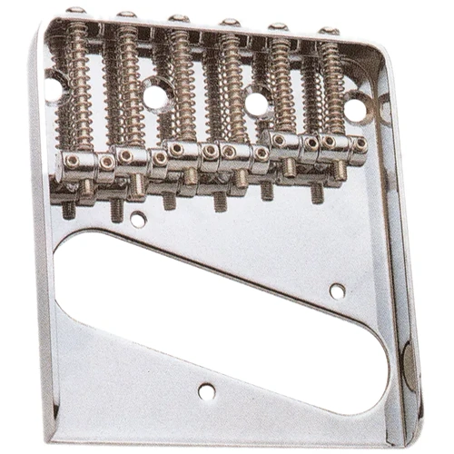Eagle TLK842 Bridge with 6 Cast Barrel Saddles Chrome
