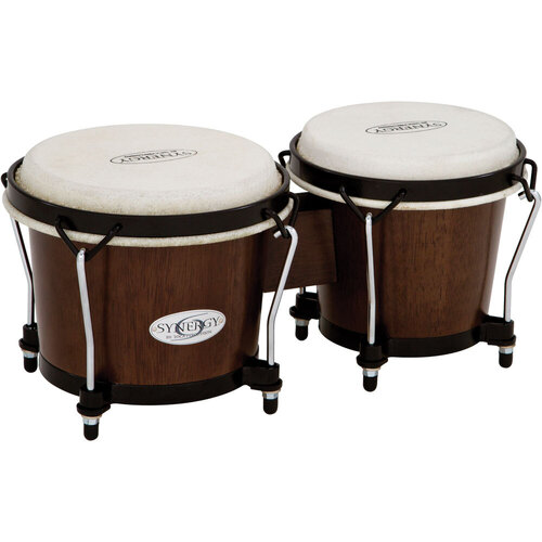 Toca 6 & 7" Synergy Series Wooden Bongos Tobacco Finish
