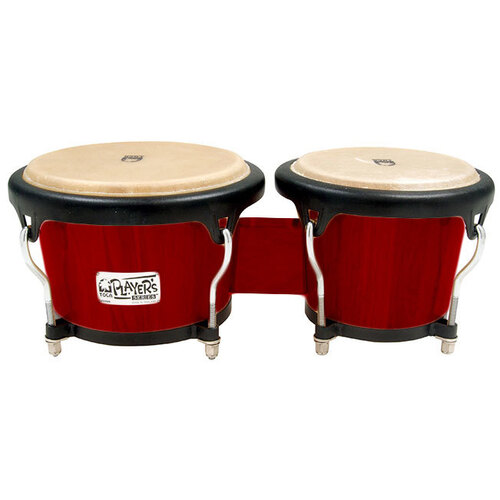 Toca 7 & 8-1/2" Players Series Wooden Bongos in Cherry