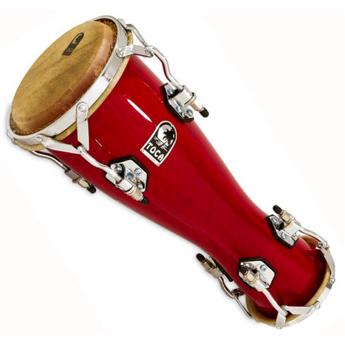 Toca Small Bata Drum Oconcolo Bright Red Lacquer 22" with 5" & 7" Heads