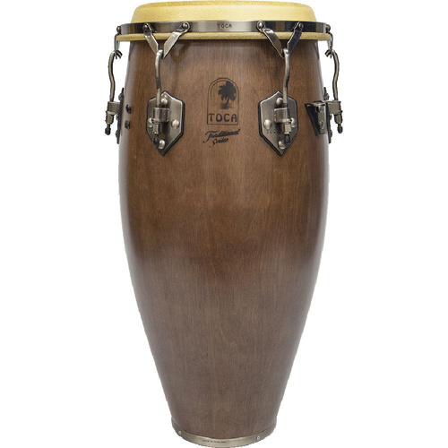 Toca Traditional Series 11-3/4" Dark Walnut Wooden Conga Drum