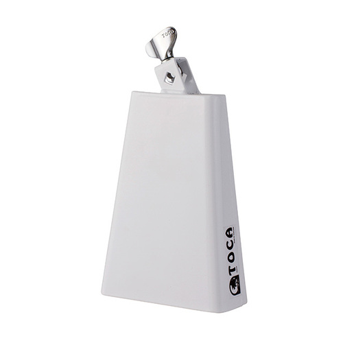 Toca Contemporary Series Timbale Bell with Mount - White Powder Coat Finish
