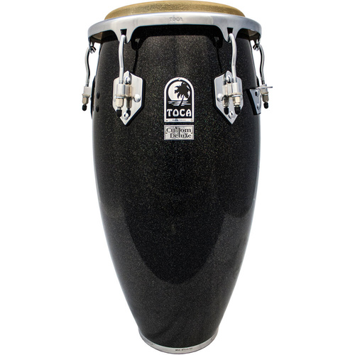 Toca Custom Deluxe 11" Black Sparkle Quinto Conga Drum