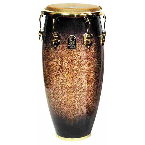 Toca LE Series 11" Wooden Quinto Drum - Burl Oak Finish, Asian Oak Shell, Gold Titanium Hardware