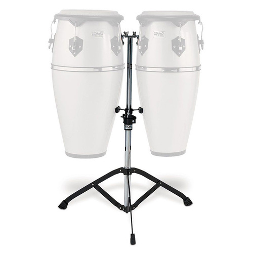 Toca Players Series Double Conga Stand with Adjustable Height and L-Bracket Mounts