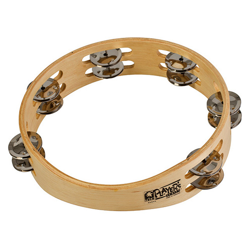 Toca Players Series 9" Wooden Tambourine with Double Row Jingles