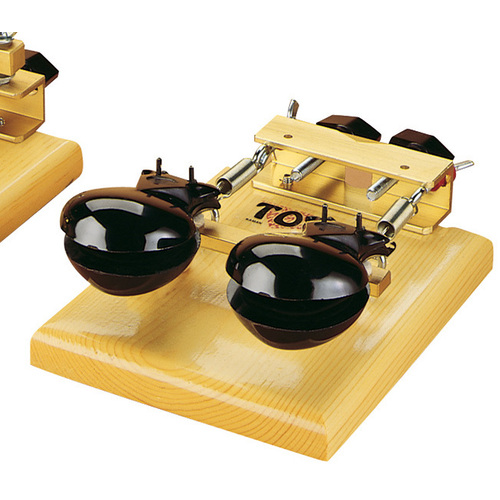 Toca Castanet Machine with Wood Base and Ebony Castanets