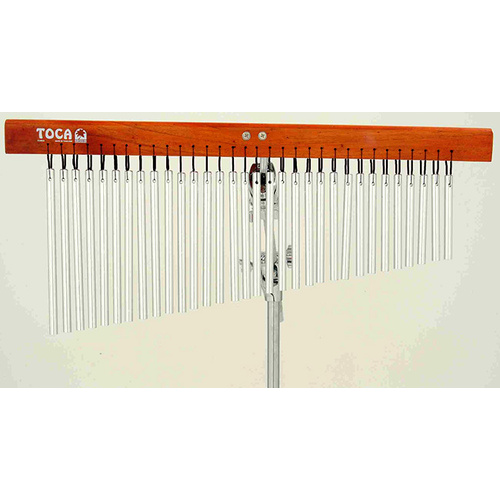 Toca Universal 32 Bar Chimes Hand Percussion Sound Effect - Solid Aluminum Alloy Bars