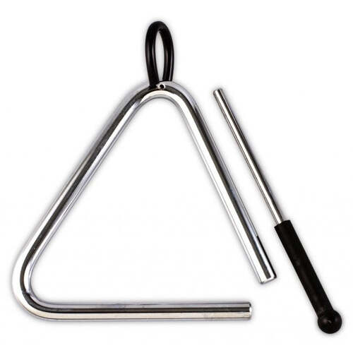 Toca 6'' Inch Triangle with Strike Bossa T2509