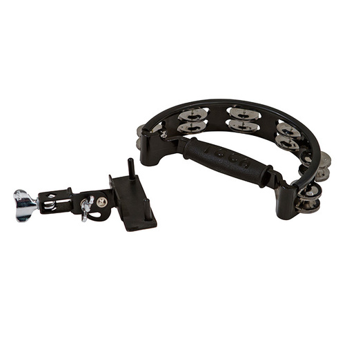 Toca Tambourine with Easy Place Mount and Nickel Plated Jingles