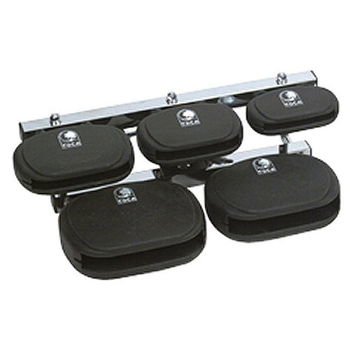 Toca 5-Pce Synthetic Clave Block Set with Mount