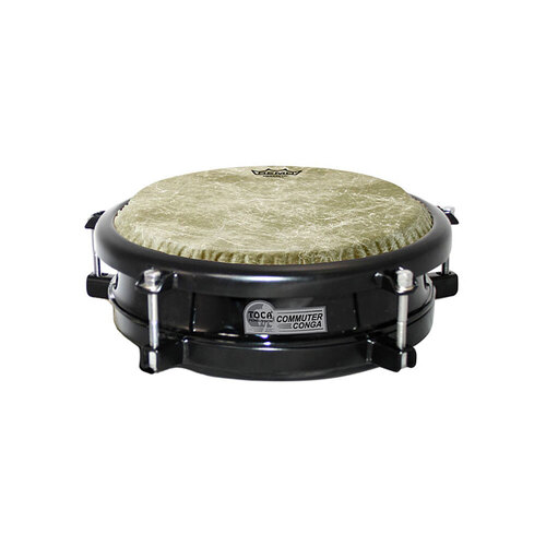 Toca 10" Commuter Conga Drum in Black with Remo Fiberskyn Head