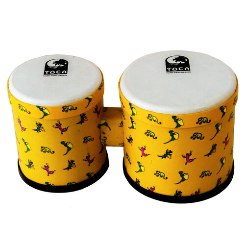 Toca 5 & 6 Inch Freestyle Series Synthetic Bongos with Lizard Pattern Finish