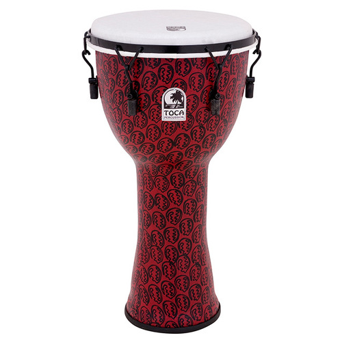 Toca Freestyle II Series Mech Tuned Djembe 12" Red Mask