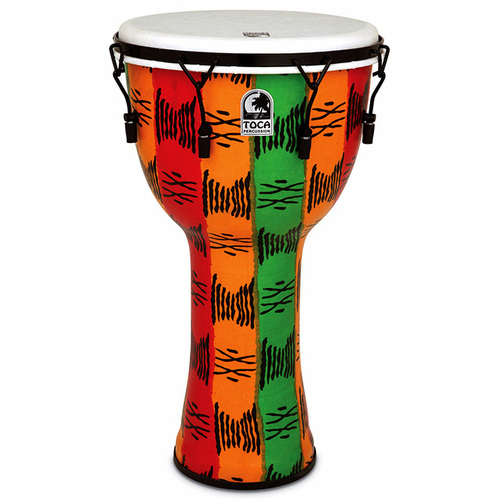 Toca Freestyle 2 Mech Tuned Djembe 14" Spirit Pattern with Bag