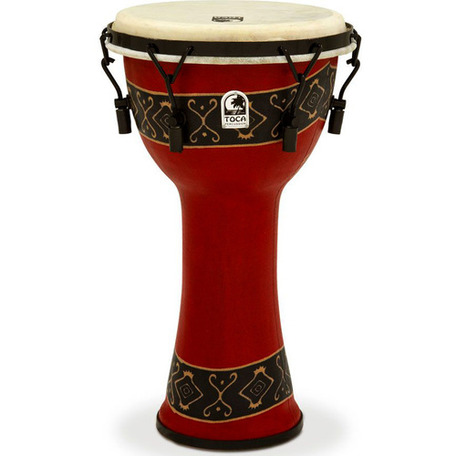 Toca Freestyle 2 Series Mech Tuned 9" Djembe in Bali Red