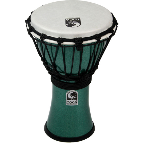 Toca Freestyle Colorsound Djembe 7" Metallic Green