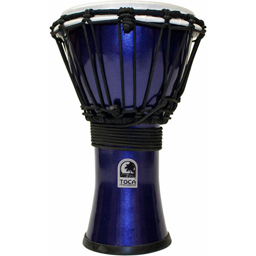 Toca 7" Freestyle Colorsound Djembe in Metallic Indigo