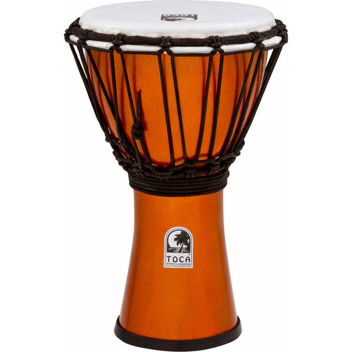 Toca Freestyle Colorsound Series 7" Djembe in Metallic Orange