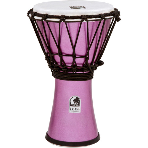 Toca Freestyle Colorsound Series 7" Djembe in Metallic Violet
