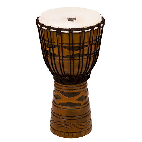 Toca Origins Series Wooden Djembe 10" Synthetic Head in African Mask  