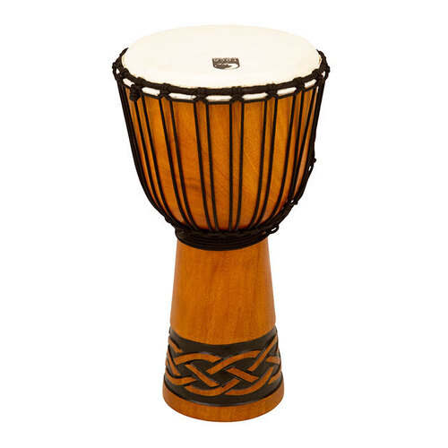 Toca Origins Series Wooden Djembe 10" with Synthetic Head and Celtic Knot Design
