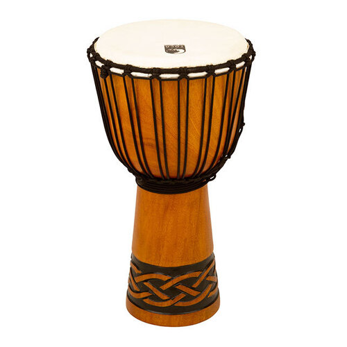 Toca Origins Series Wooden Djembe 10" Synthetic Head in Celtic Knot