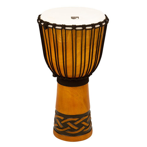 Toca Origins Series Wooden Djembe 12" Synthetic Head in Celtic Knot