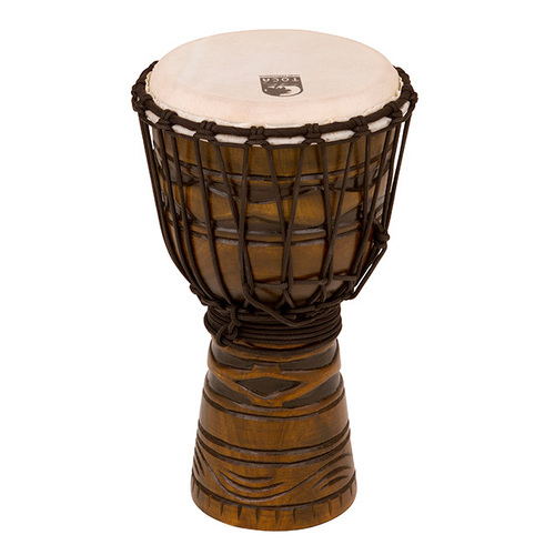 Toca Origins Series Wooden Djembe 8" with Synthetic Head in African Mask